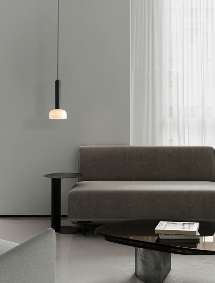 Sleek Minimalist Pendant Light Lacquered Finish
