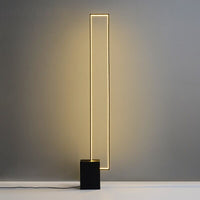 Nordic Geometric Square Stand LED Floor Lamps