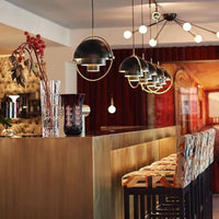 Metal Electroplating Stretchable Pendant Light