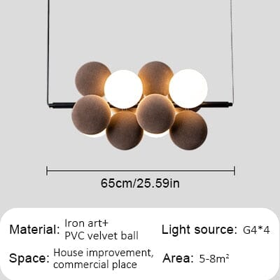 Nordic Fabrics PVC Bubbles Over Pendant Lamps