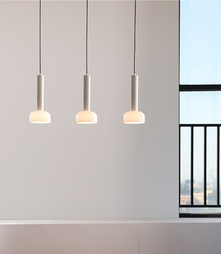 Sleek Minimalist Pendant Light Lacquered Finish