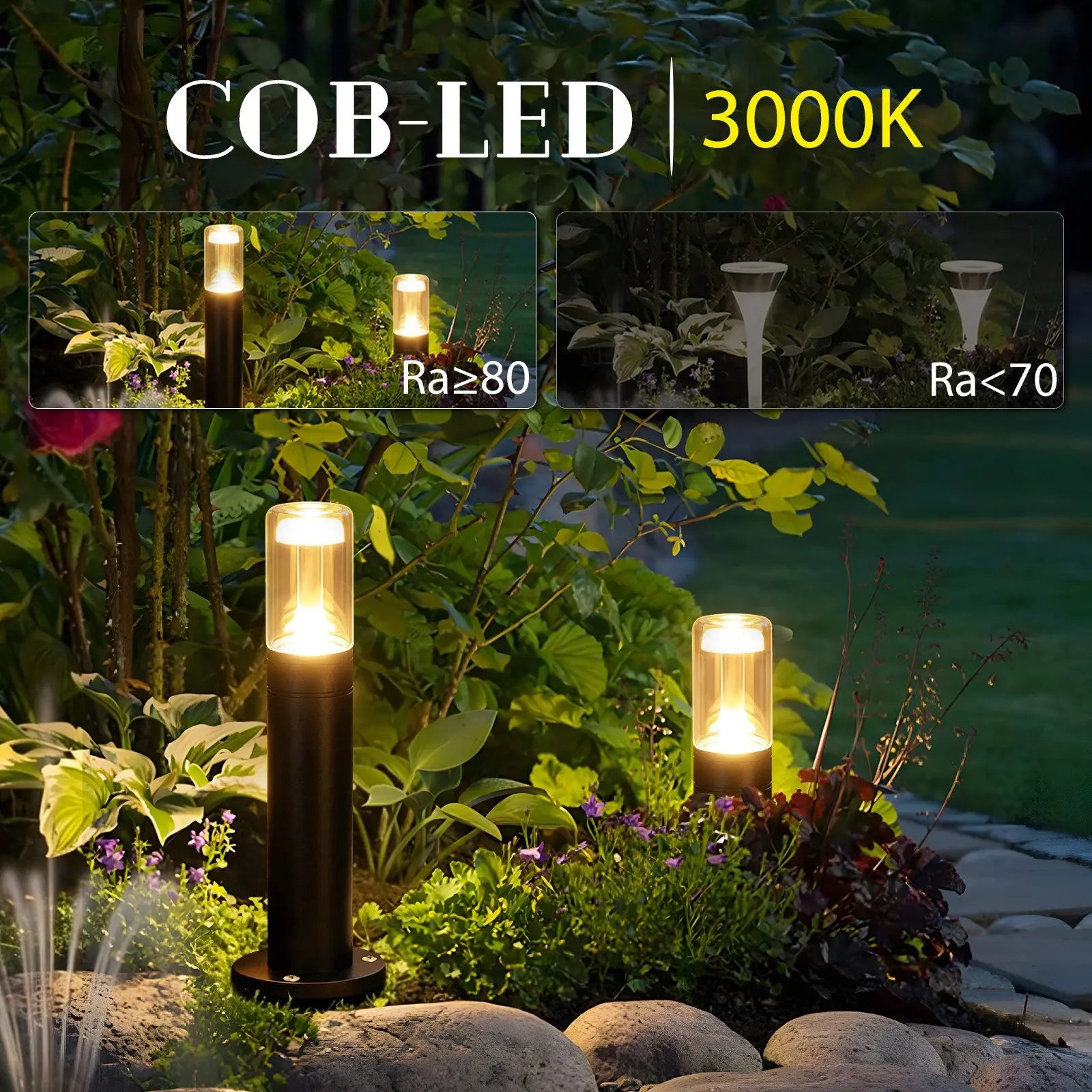 Außenstehleuchte LED 3000K IP65 wasserdicht