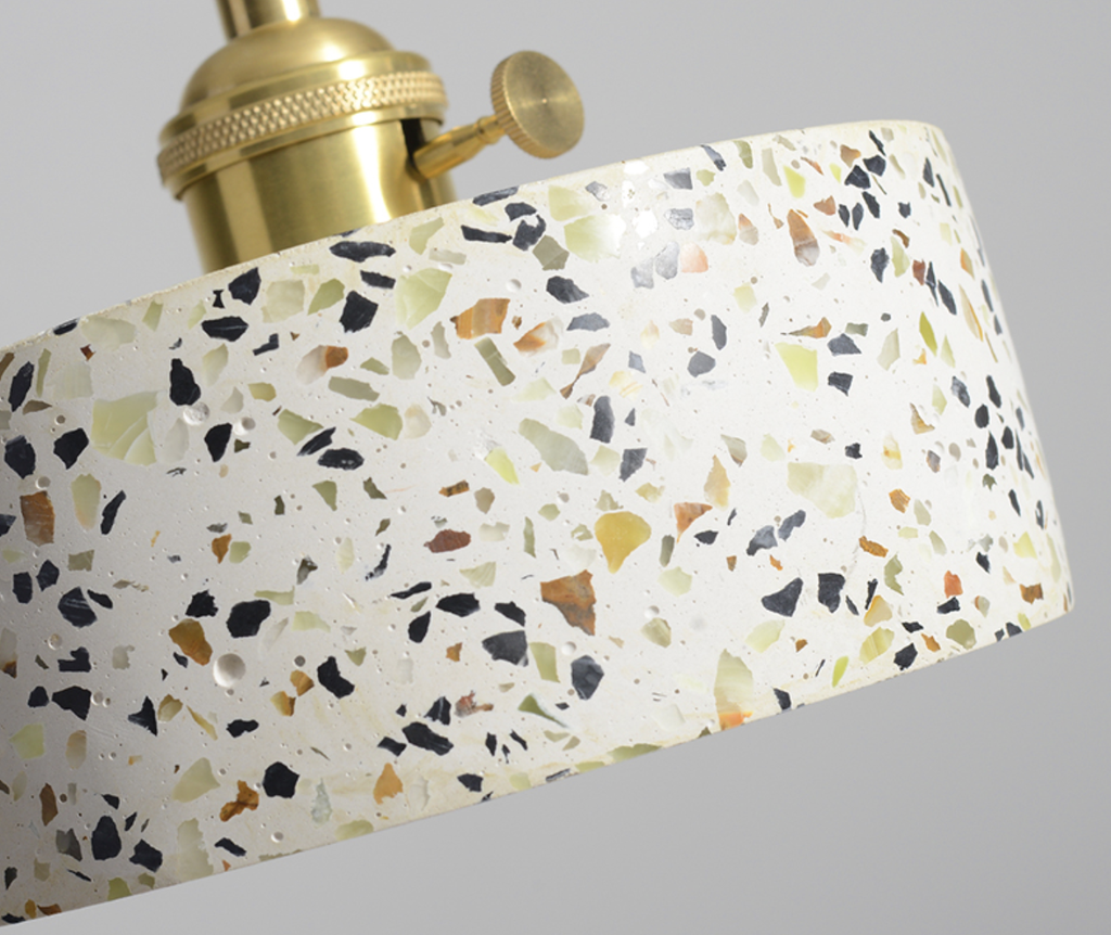 Contemporary White Cement Pendant Lights