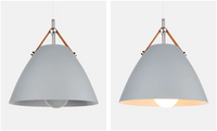 Strapped Charm Cone Pendant Light