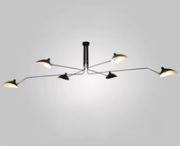 Nordic Spider Arm Chandelier Light