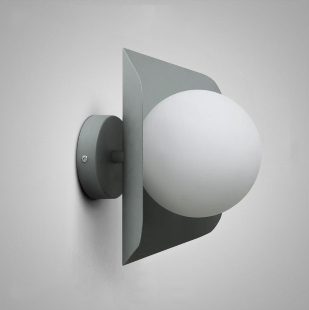 Vibrant Colors Globe Wall Light