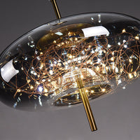 Luxury Glass Globe Sprinkle Pendant Light
