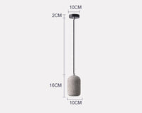Modern Cement LED Stone Pendant Lamp