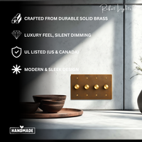 Solid Brass Dimmer Switch