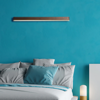 Wooden linear Wall Lamp Nordic Striped Solid Wood Lamp