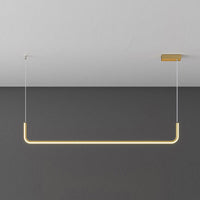 Modern Long Hanging Chandelier Light