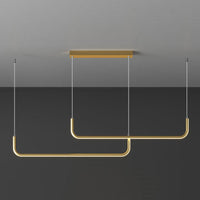 Modern Long Hanging Chandelier Light