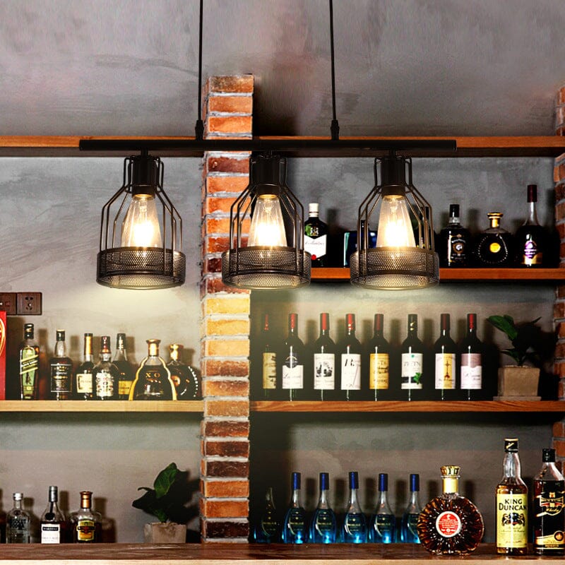 Industrial Style Loft Multi-Heads Chandelier Lamp