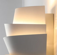 Nordic LED White Metal Pinecone Wall Light