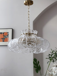 Retro French Glass Ice-Melting Pendant Lights