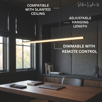 Elegance Modern Long Tube Pendant Light