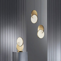 Modern Ring Geometric Circle Iron Pendant Light