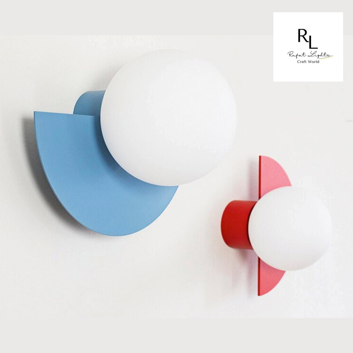 Minimalist Arc Colorful Nordic Wall Lamp Sconce Light Fixtures