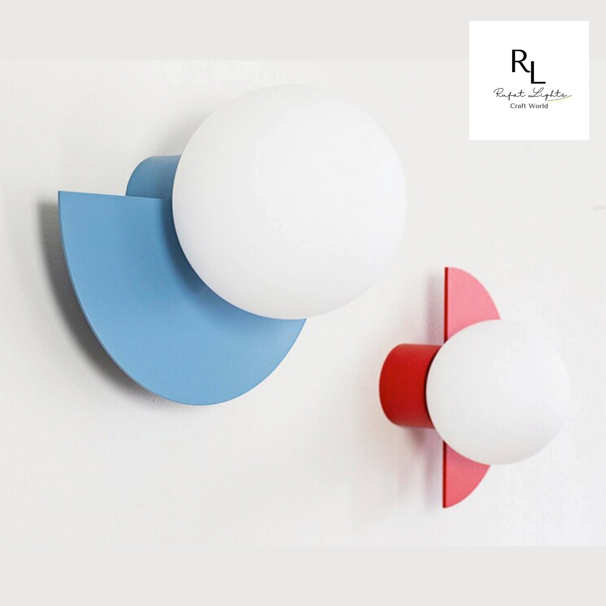 Minimalist Arc Colorful Nordic Wall Lamp Sconce Light Fixtures