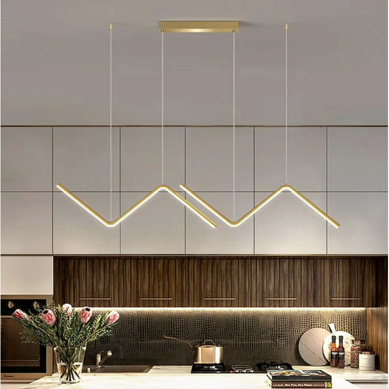 Classic Zig Zag Kitchen Island Branch Chandelier