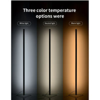 Wooden Standing Floor Lamp LED Art Decor