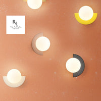 Minimalist Arc Colorful Nordic Wall Lamp Sconce Light Fixtures