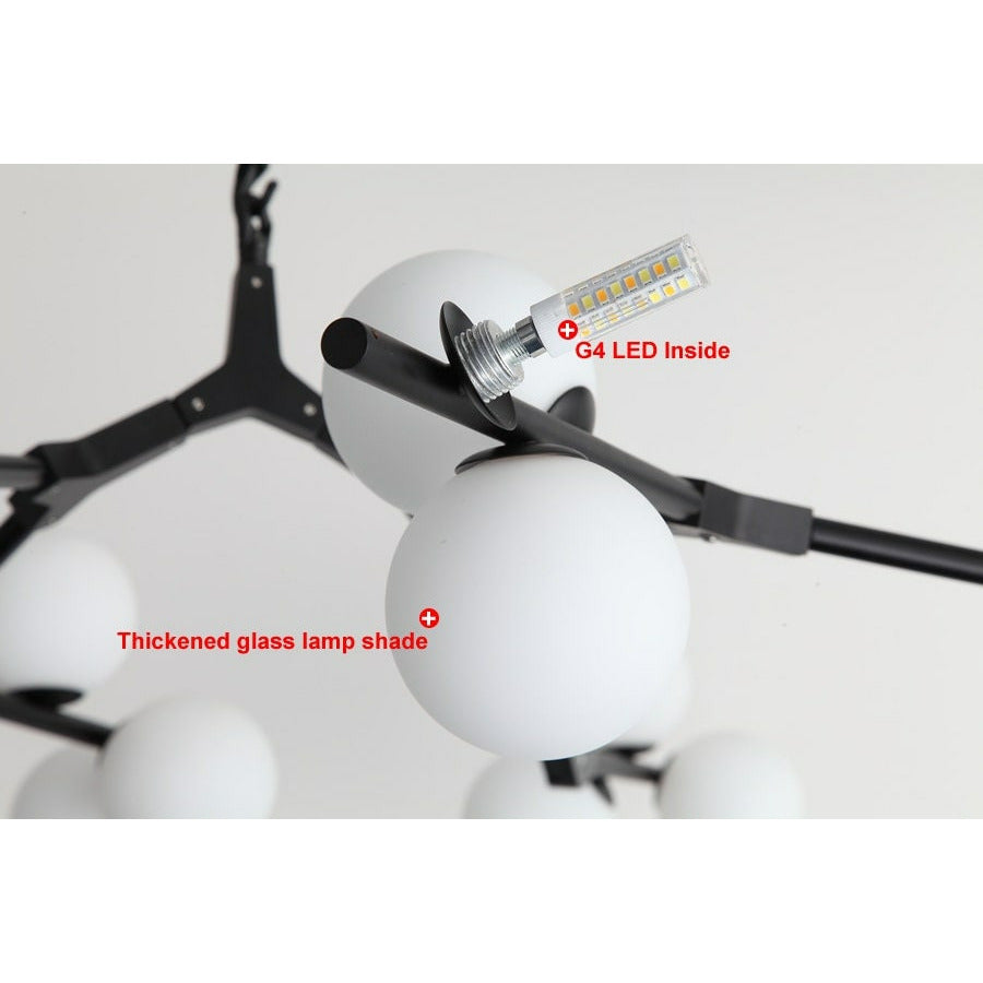 Creative Branch Arm Chandelier 12/18/24 Molecular Balls