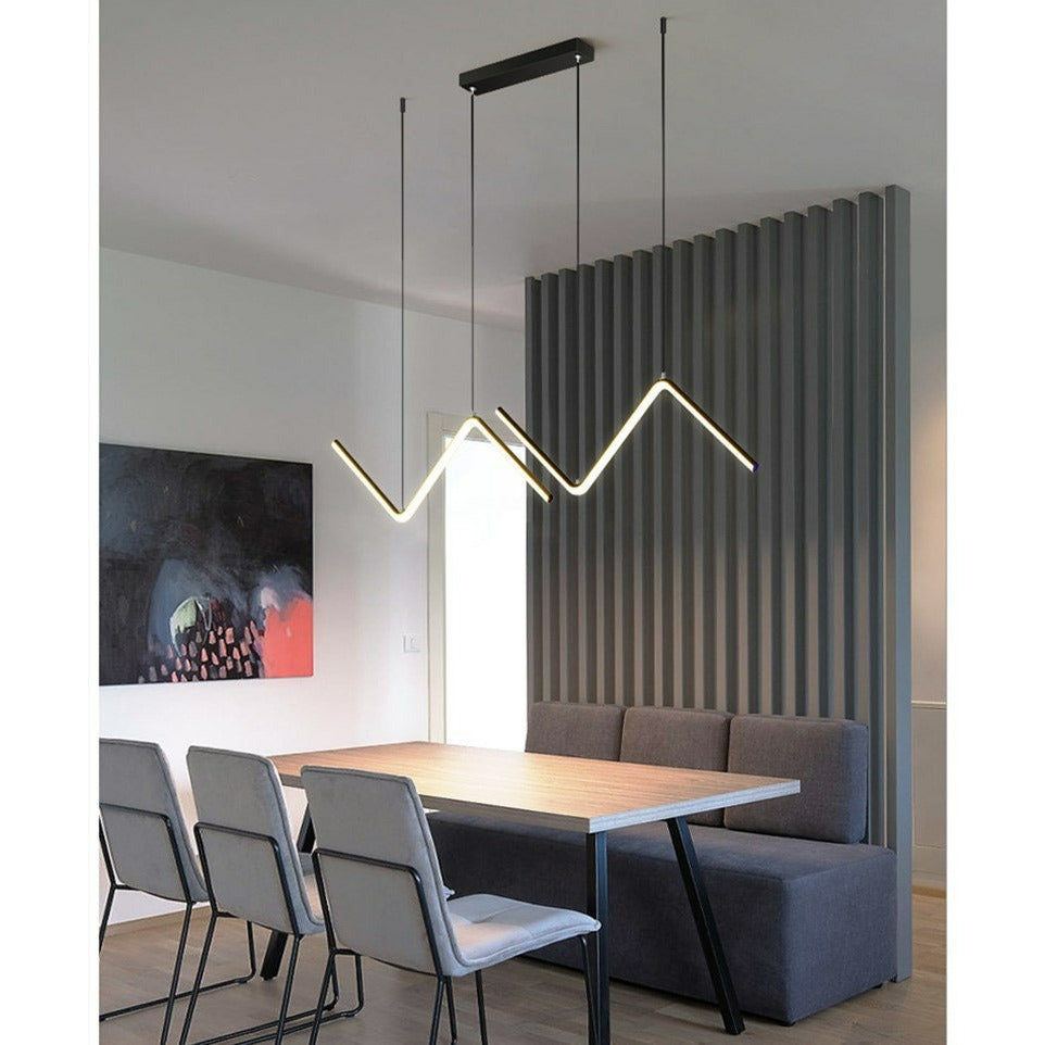 Classic Zig Zag Kitchen Island Branch Chandelier