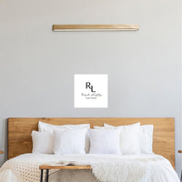 Wooden linear Wall Lamp Nordic Striped Solid Wood Lamp