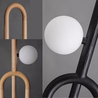 Nordic Wooden Floor Lamp