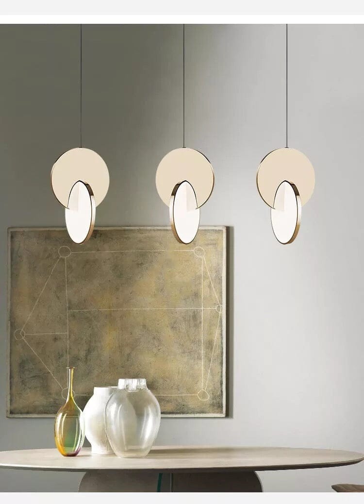 Modern Ring Geometric Circle Iron Pendant Light
