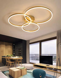 Nordic Round Circle Ring LED Chandeliers
