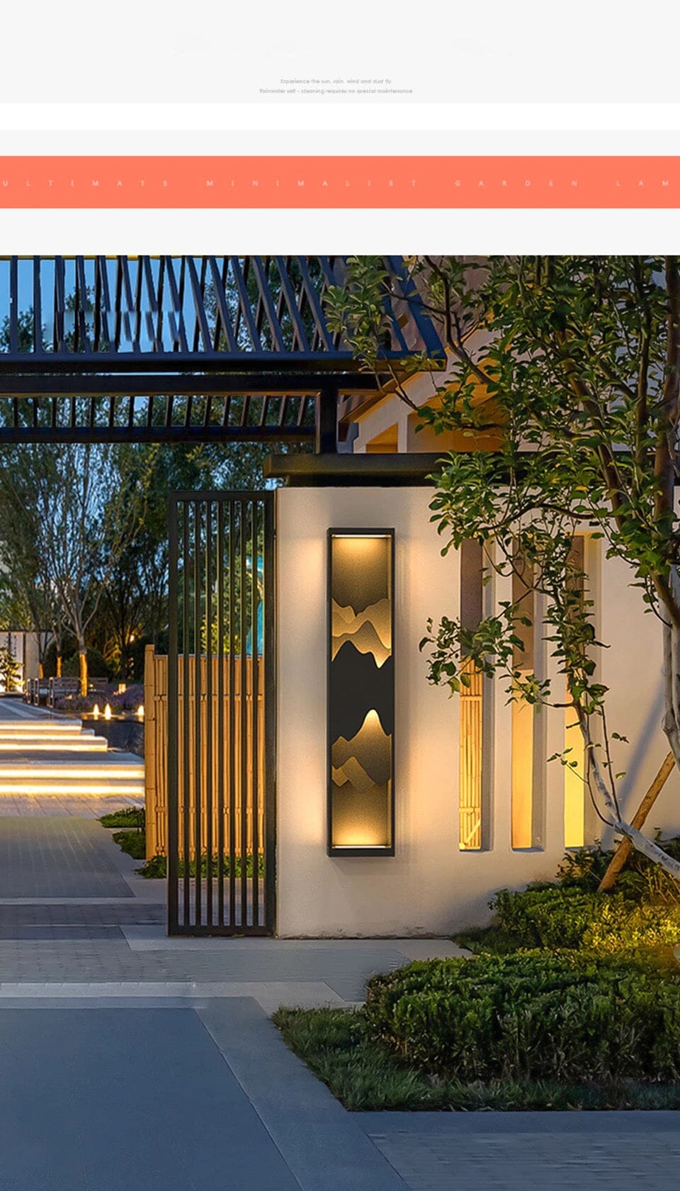 LED Outdoor Waterproof Garden Wall Lamps