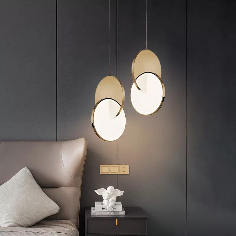 Modern Ring Geometric Circle Iron Pendant Light