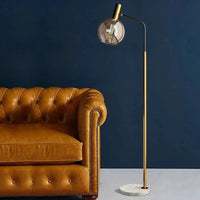 Luxury Vertical Reading Glass Floor Lamps
