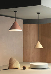 Sleek Pyramid-Shaped Pendant Light