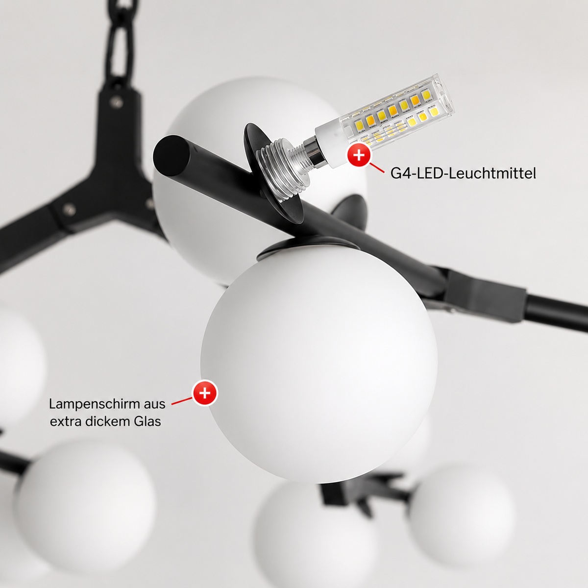 Kronleuchter Kreativ Zweig Kugeln Lumeo Home