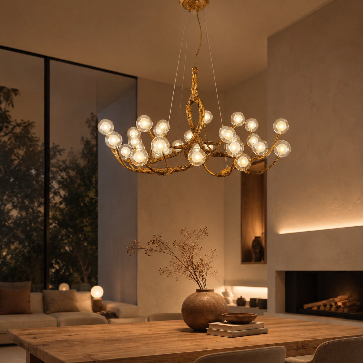Kronleuchter Nordisch Retro Baum Zweig Lumeo Home