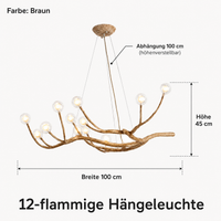 Kronleuchter Nordisch Rustikal Baum Zweig Lumeo Home