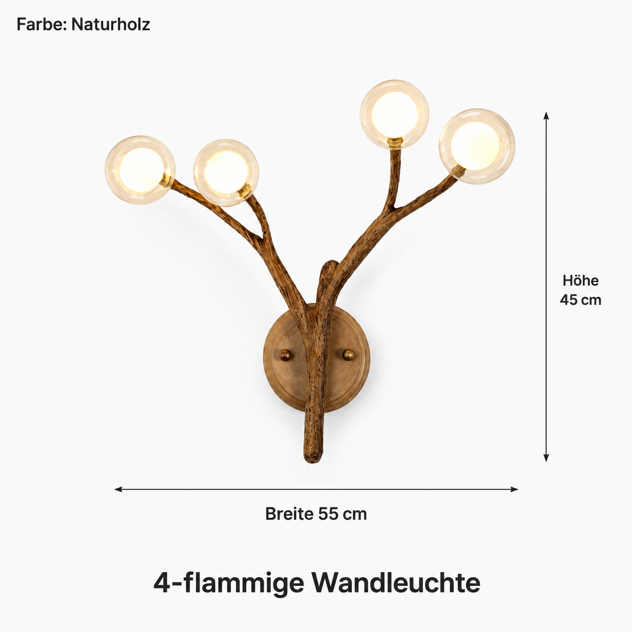 Kronleuchter Nordisch Rustikal Baum Zweig Lumeo Home