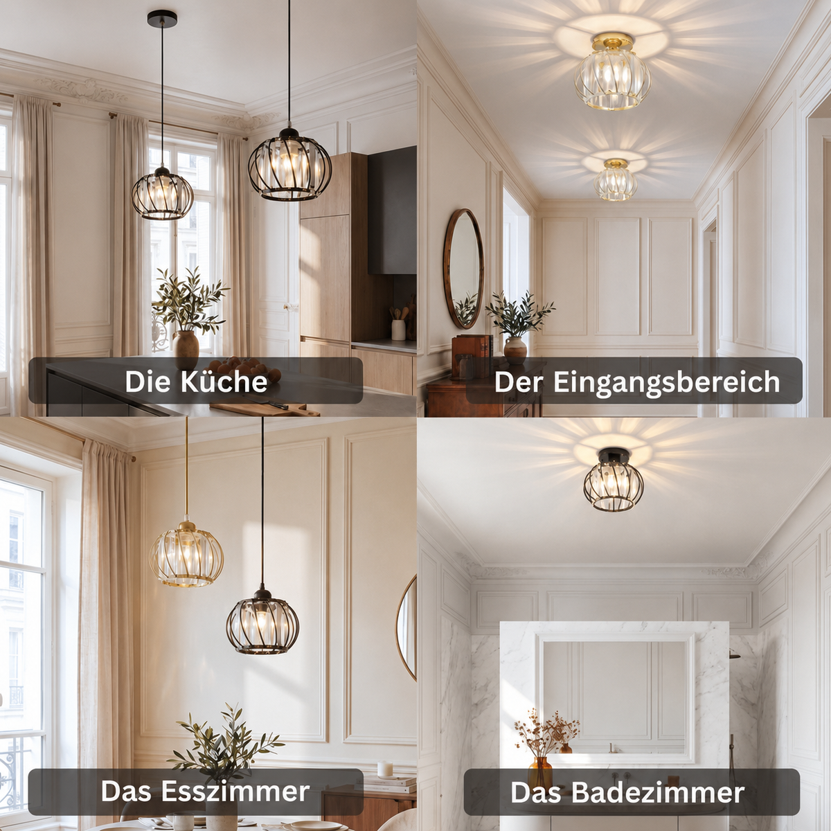 Kronleuchter Schlicht Kreativ Kristall Lumeo Home