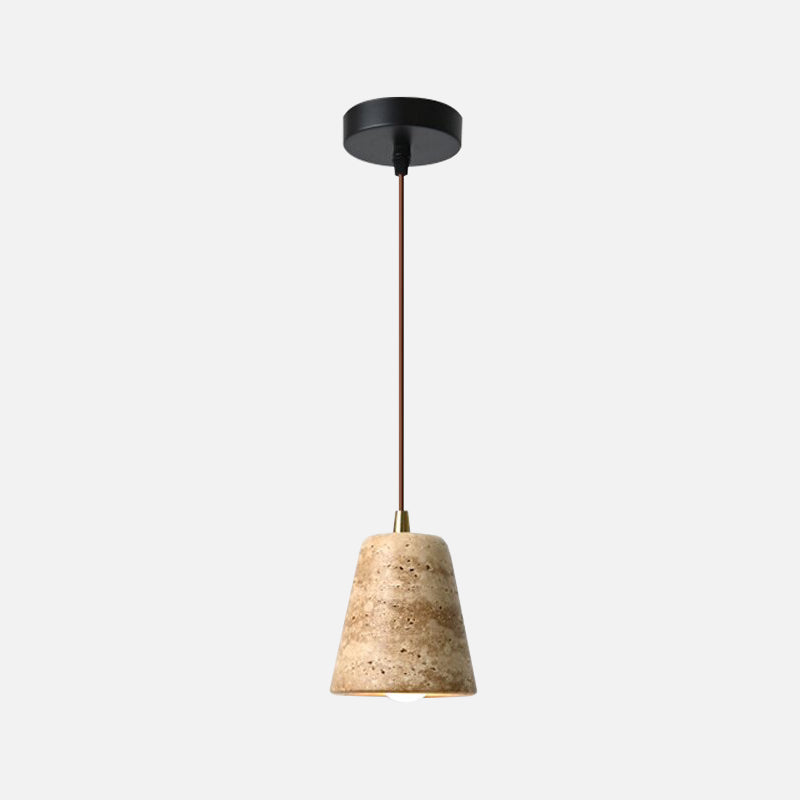 Marble Travertine Pendent Light