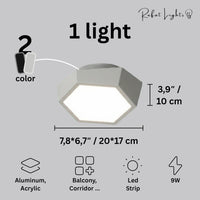 Modern Geometry Alloy LED Ceiling Chandeliers
