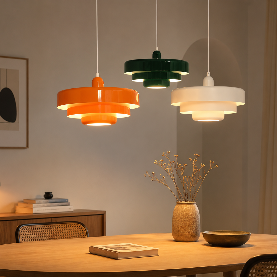 Pendelleuchte Bunt Lackiert Metall Lumeo Home