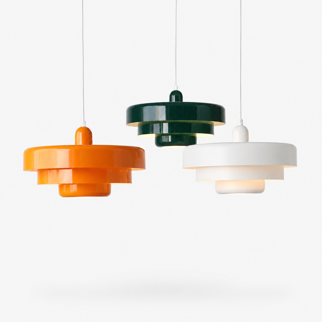 Pendelleuchte Bunt Lackiert Metall Lumeo Home