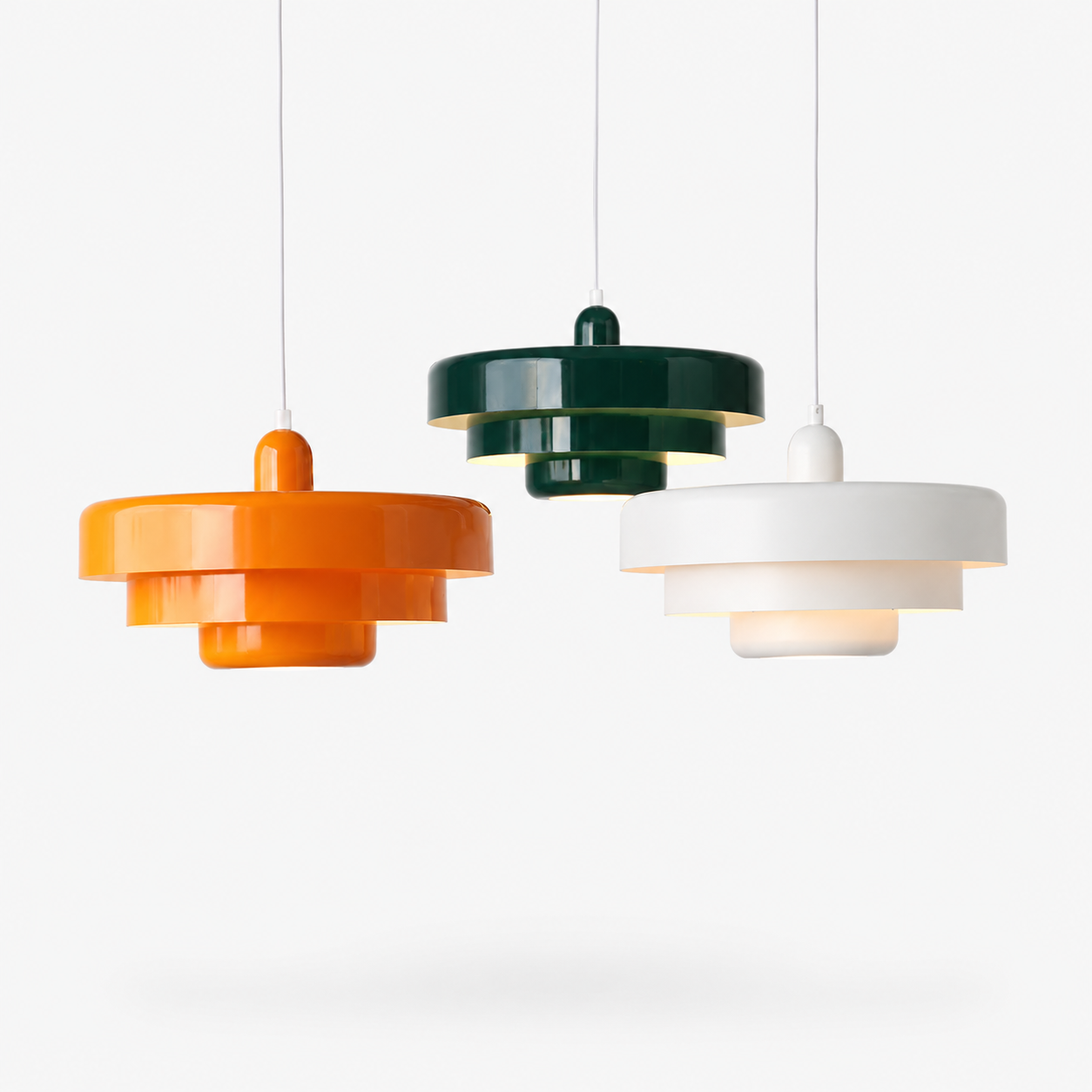 Pendelleuchte Bunt Lackiert Metall Lumeo Home