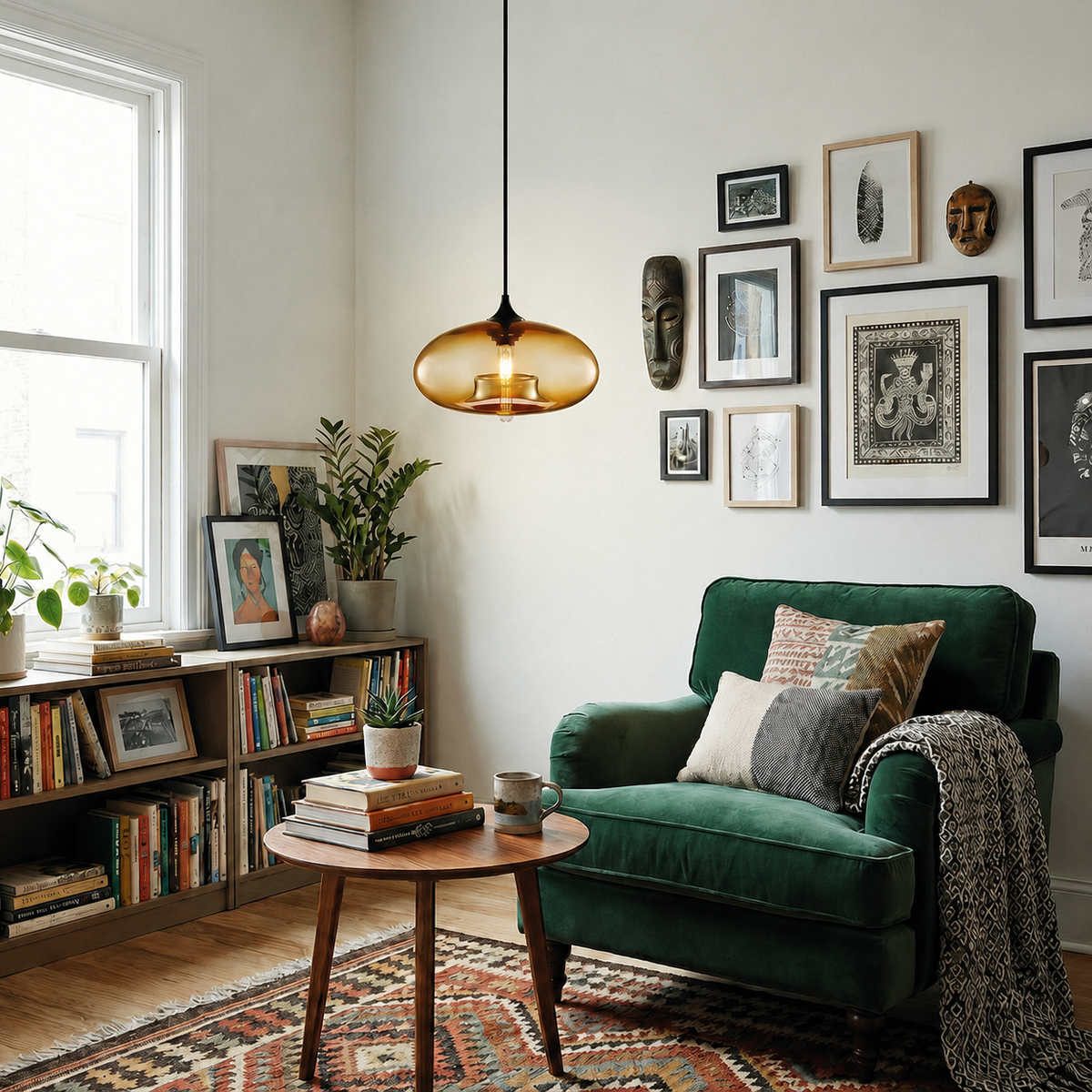 Pendelleuchte Glas Kugel Lumeo Home