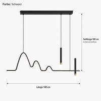 Pendelleuchte Modern Minimalistisch Geschwungen Lumeo Home