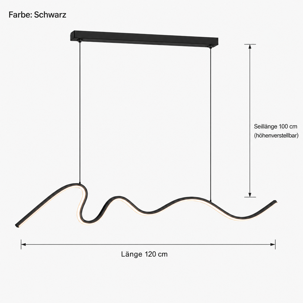 Pendelleuchte Modern Minimalistisch Geschwungen Lumeo Home