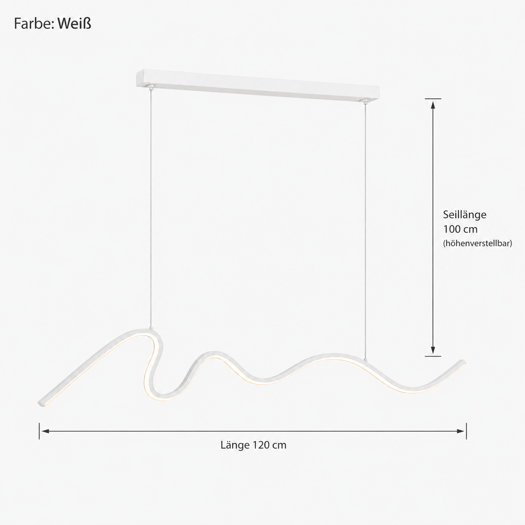 Pendelleuchte Modern Minimalistisch Geschwungen Lumeo Home